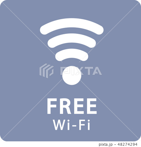 FREE WiFi マーク FREE WiFi マーク 48274294