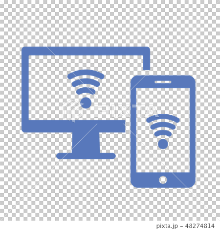 パソコン スマホ WiFi マーク 48274814