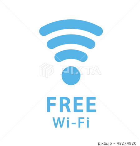 FREE WiFi マーク 48274920
