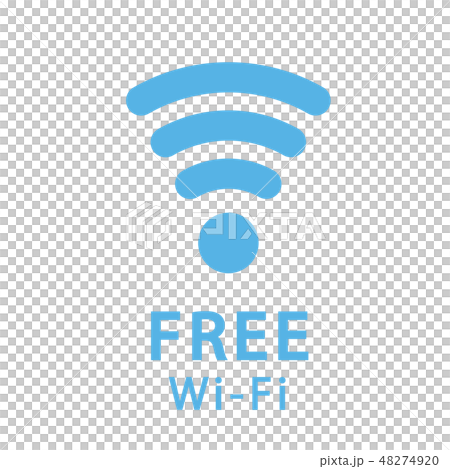 FREE WiFi マーク 48274920