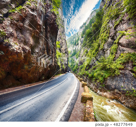 Amazing summer view of Bicaz Canyon 48277649