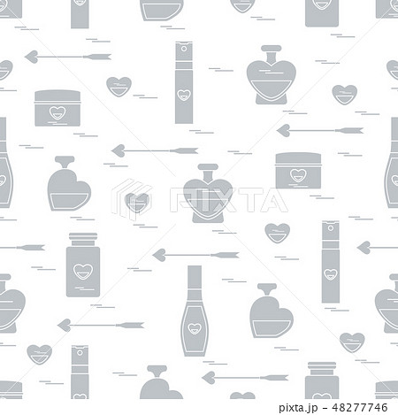 Cute seamless pattern with various accessories for 48277746