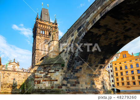 Charles bridge from below Charles bridge from below 48279260