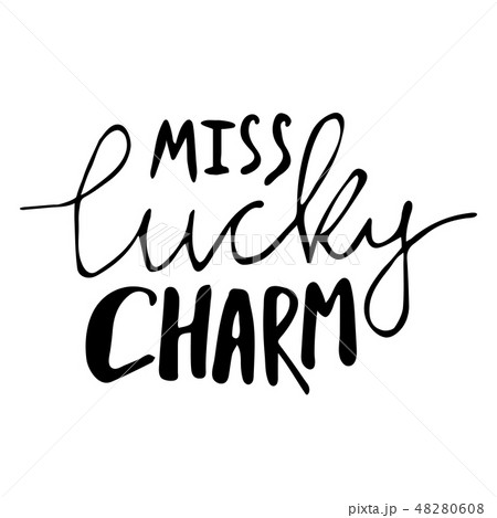 St Patrick s day handwritten quotation poster vector 48280608