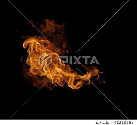 Fire flames background Fire flames background 48283265