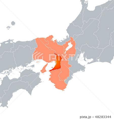 大阪府地図と関西地方