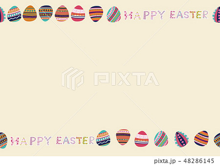 イースターのデザイン素材。 卵のイラスト。 シーズンクリップアート。 イースターのデザイン素材。 卵のイラスト。 シーズンクリップアート。 48286145