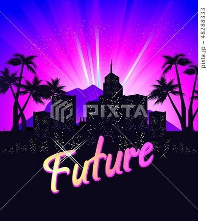 vector tropical landscape vector tropical landscape 48288333