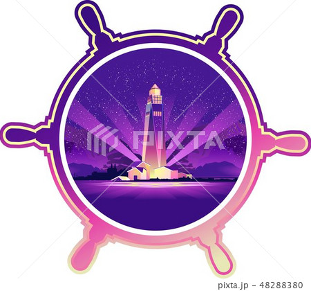 lighthouse nautical emblem 48288380