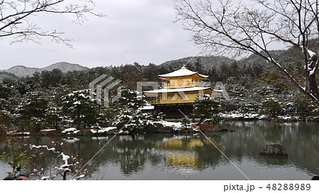 雪の金閣寺 雪の金閣寺 48288989