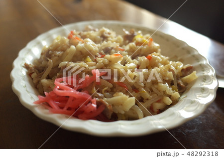 日本の香川の美味しいぴっぴ飯 48292318