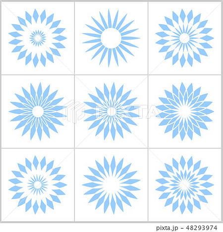 Design elements set. Abstract icons. 48293974
