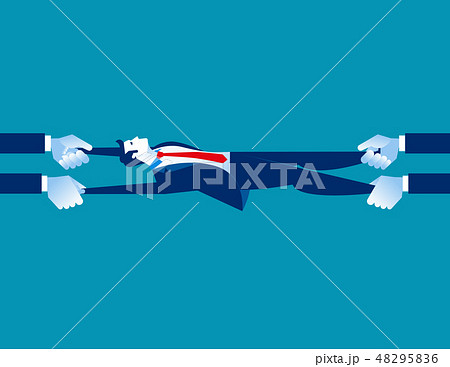 Scramble for the best staff. Concept business 48295836