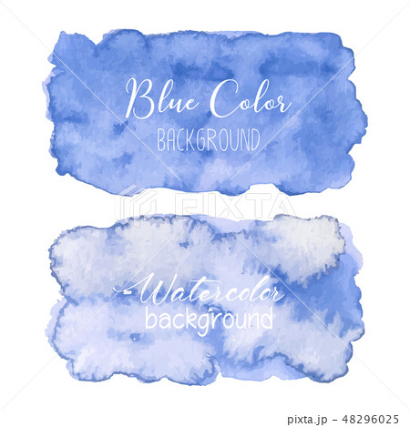 Blue abstract watercolor background. 48296025