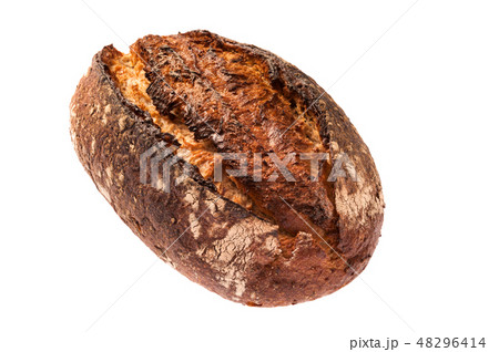 grain bread on white 48296414