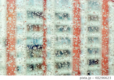 Raindrops on the window. Raindrops on the window. 48296623