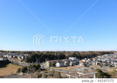 茨城県龍ケ崎市中里にある龍ヶ岡公園たつのこ山からの眺望 茨城県龍ケ崎市中里にある龍ヶ岡公園たつのこ山からの眺望 48297575