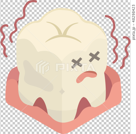 歯周病の歯 歯周病の歯 48298423