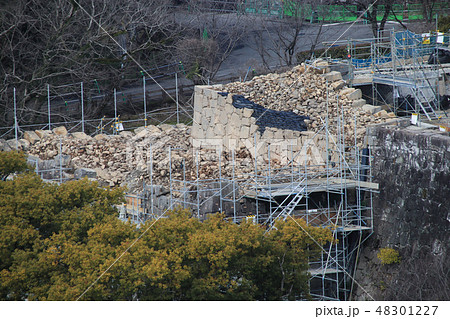 熊本城　飯田丸五階櫓（復旧工事中） 48301227