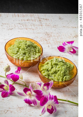 アジアのかき氷 Shaved ice that Asian fruit アジアのかき氷 Shaved ice that Asian fruit 48301587