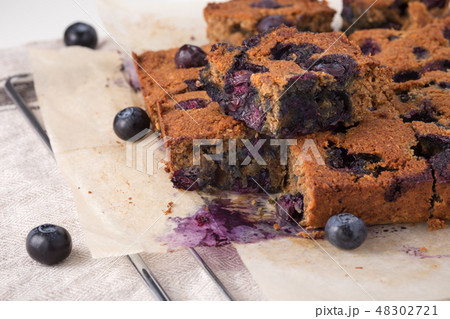 Blueberry square bars 48302721
