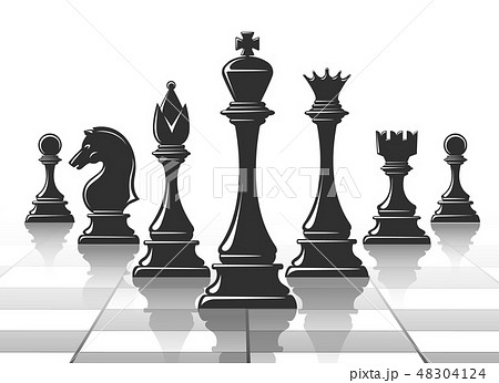 Chess Strategy Conceptのイラスト素材