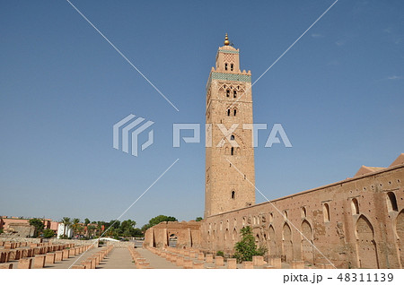 モロッコ クトゥビアの塔 モロッコ クトゥビアの塔 48311139