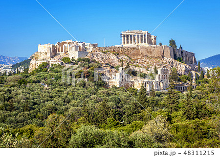 Acropolis hill in Athens, Greece Acropolis hill in Athens, Greece 48311215