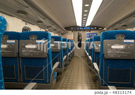 東海道山陽新幹線N700Aの普通車座席、シートレイアウト 48313174