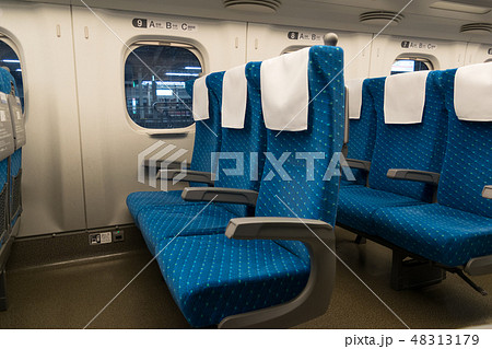 東海道山陽新幹線N700Aの普通車座席、シートレイアウト 48313179