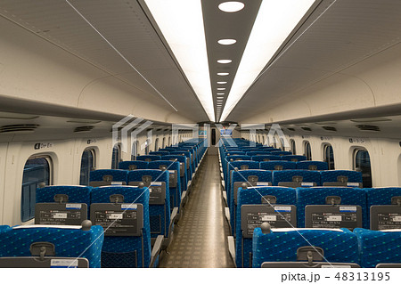 東海道山陽新幹線N700Aの普通車座席、シートレイアウト 48313195