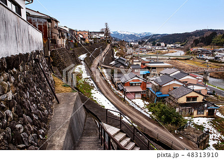 富山 八尾 石垣の町並み 坂のまち 雪山と井田川 2019.02 富山 八尾 石垣の町並み 坂のまち 雪山と井田川 2019.02 48313910