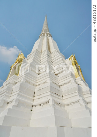タイ王国アユタヤの観光地「ワット・プーカオ・トーン(Chedi Phukhao Thong)」 タイ王国アユタヤの観光地「ワット・プーカオ・トーン(Chedi Phukhao Thong)」 48315172