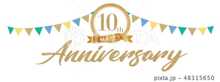 10周年アニバーサリーデコ 48315650