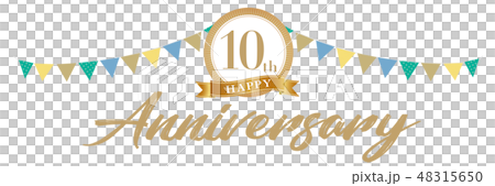 10周年アニバーサリーデコ 48315650