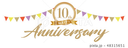 10周年アニバーサリーデコ 48315651