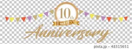 10周年アニバーサリーデコ 48315651