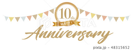 10周年アニバーサリーデコ 48315652