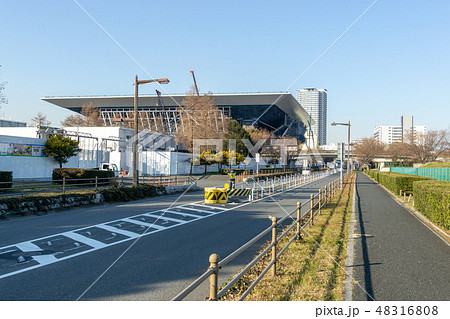 東京アクアティクスセンター 建設中 東京アクアティクスセンター 建設中 48316808