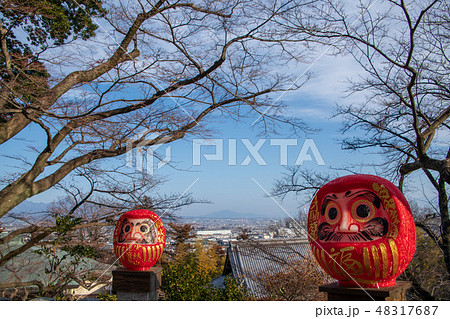少林山　達磨寺　境内からの風景　群馬県高崎市 48317687