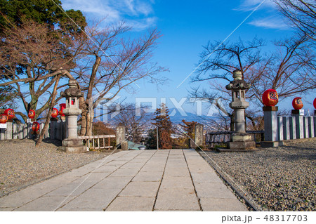 少林山　達磨寺　境内からの風景　群馬県高崎市 48317703