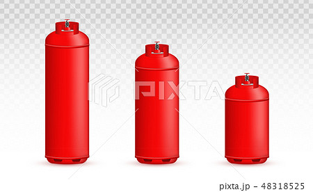 Creative vector illustration of gas cylinder, tank, balloon, container of propane, butane, acetylene Creative vector illustration of gas cylinder, tank, balloon, container of propane, butane, acetylene 48318525