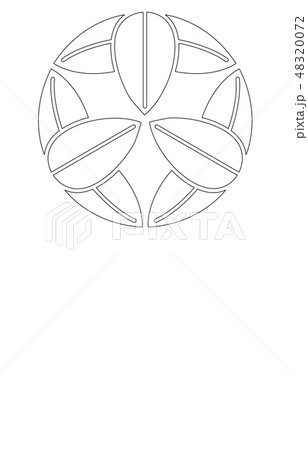 武将家紋線竹中重門 48320072