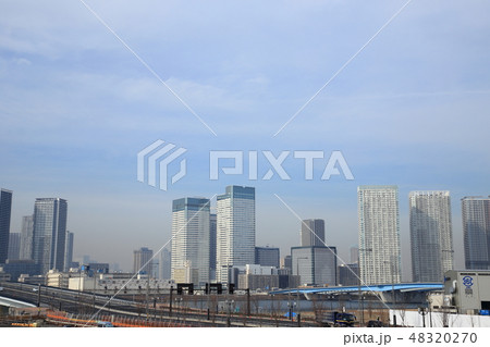 豊洲市場屋上緑化広場からの風景　 48320270