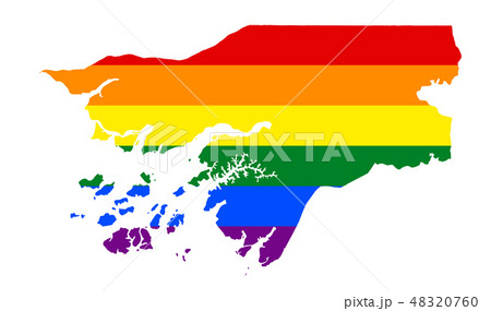 LGBT country map vector 48320760