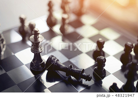 Chess board game concept, Competition and Strategy 48321947