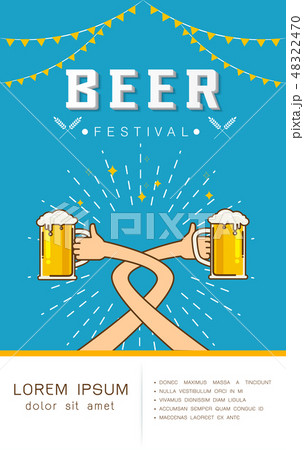 Beer festival poster Vector illustration Beer festival poster Vector illustration 48322470