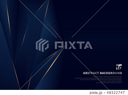 Abstract template dark blue luxury background 48322747