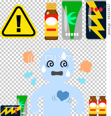 Energy drink too much drink, overdose 48323617