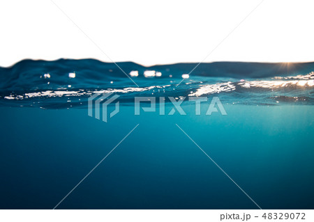 Water wave isolated on white background Water wave isolated on white background 48329072